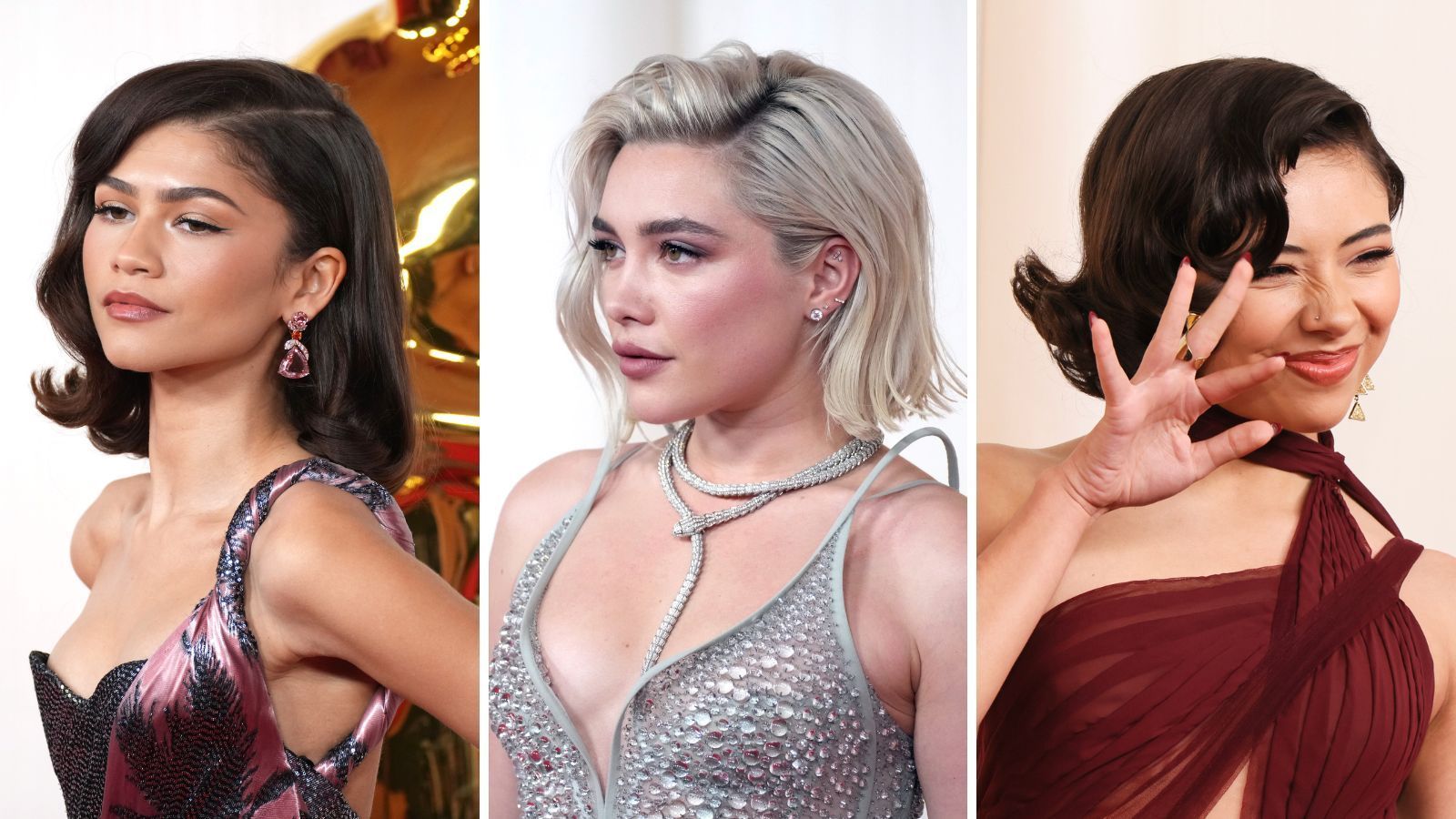 Zendaya, Florence Pugh e Xochitl Gomez no Oscar 2024