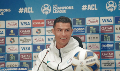 Cristiano Ronaldo em coletiva