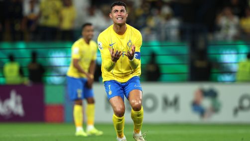 Cristiano Ronaldo lamenta chance perdida em Al-Nassr x Al-Ain