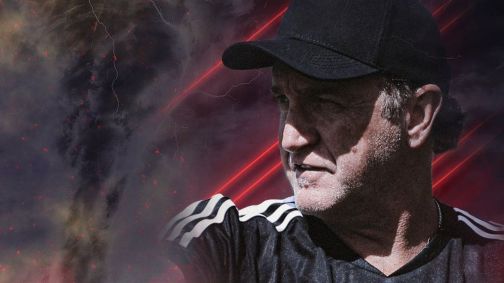 Cuca em anúncio do Athletico-PR