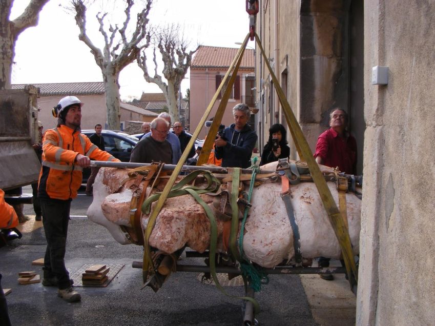 Fóssil de dinossauro de 70 mil anos descoberto na França / Damien Boschetto via CNN Newsource