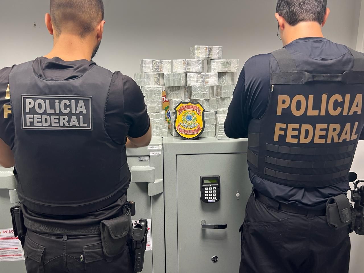 Em parede falsa, PF encontra US$ 3 milhões em operação contra lavagem de dinheiro / Polícia Federal