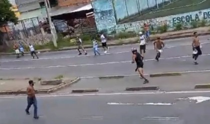 Briga entre organizadas de Atlético e Cruzeiro deixa torcedor baleado em BH