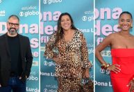 Elenco de "Dona Lurdes - O Filme" se reúne em pré-estreia no Rio