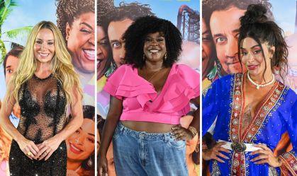 Elenco de "Os Farofeiros 2" se reúne em pré-estreia do filme