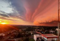 Ventos de furacão: cidade do RS registra rajadas de 142 km/h durante tempestade