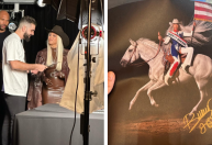 "Cowboy Carter": fã brasileiro participa de sessão de autógrafos com Beyoncé