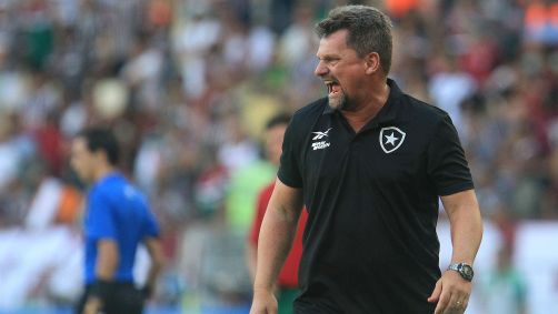 Fábio Matias: técnico interino do Botafogo