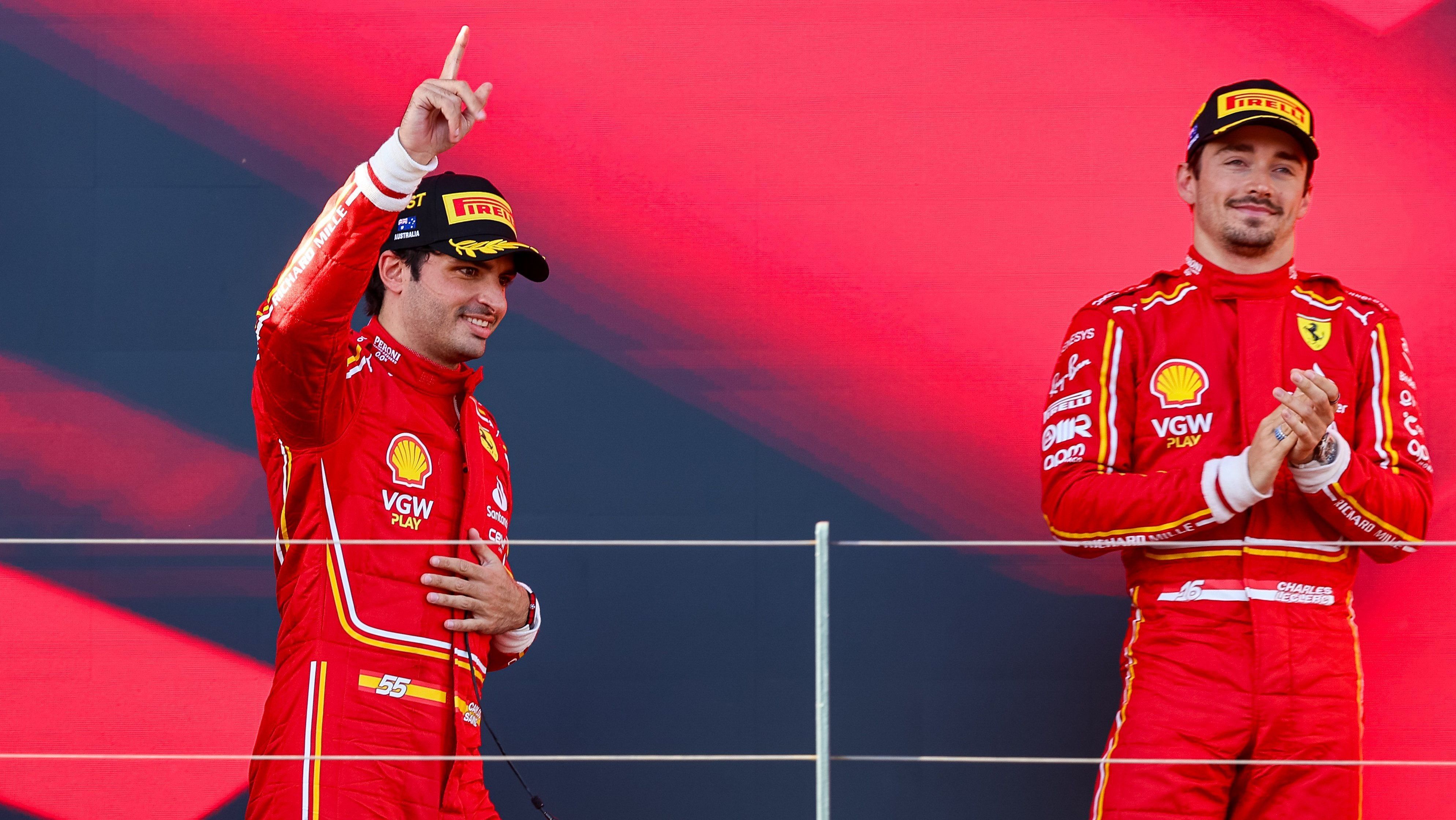 Ferrari fez dobradinha na Austrália