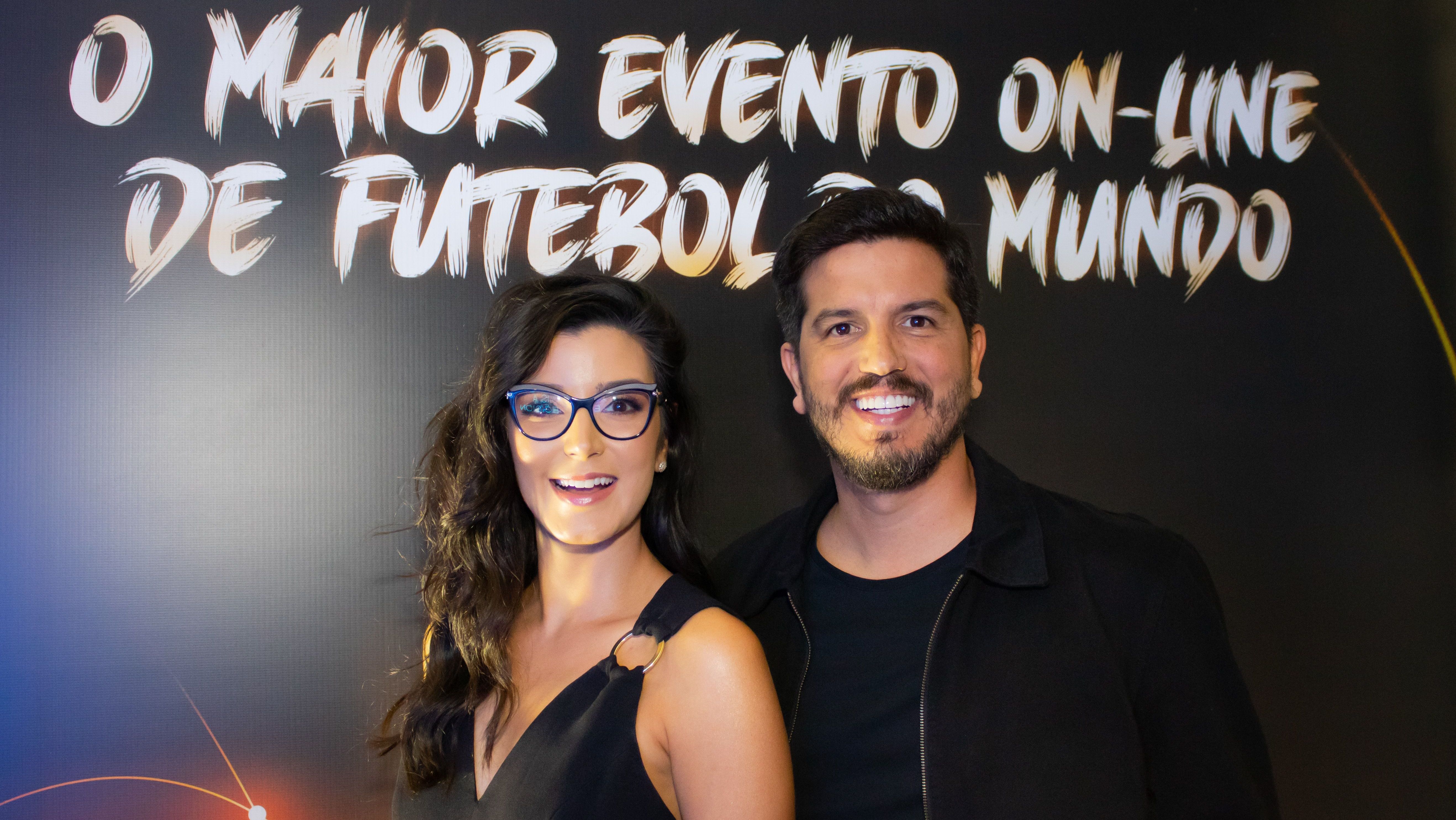 Izabel Barbosa e o ex-goleiro Getúlio Vargas
