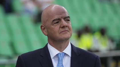 Gianni Infantino disse que a Fifa é contra os cartões azuis