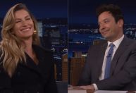 "Soltar a franga": Gisele Bündchen ensina gírias brasileiras a Jimmy Fallon