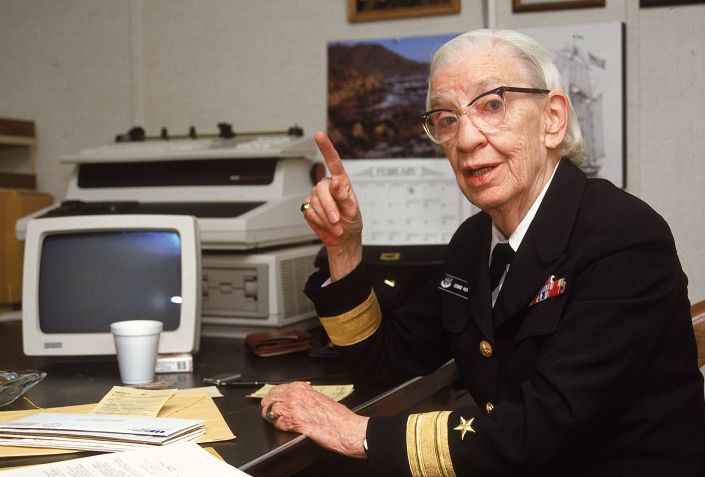 Grace Hopper, desenvolvedora de linguagens de programação / Cynthia Johnson/Getty Images