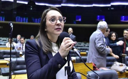 A deputada federal Renata Abreu (Podemos-SP), presidente nacional do partido