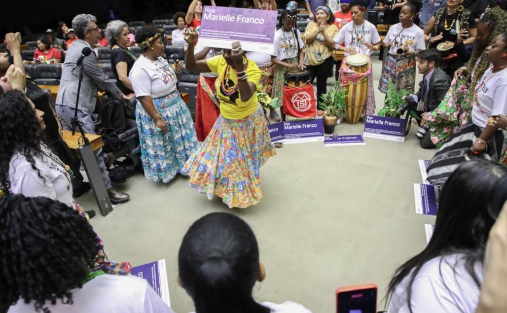 Homenagem a Anderson Gomes e Marielle Franco na Câmara dos Deputados