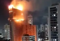 Incêndio em prédio do Recife pode ter sido causado por curto-circuito, diz secretário