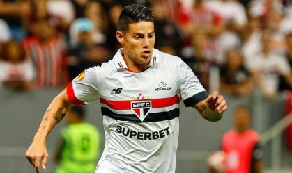 James Rodríguez, jogador do São Paulo