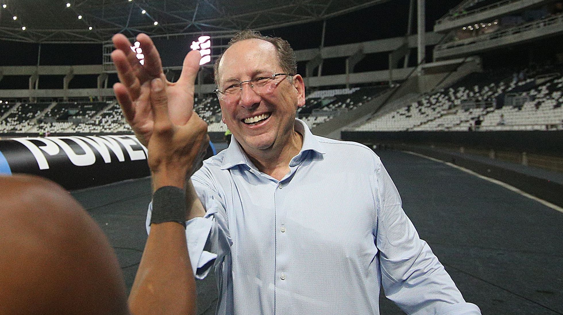 John Textor no Nilton Santos