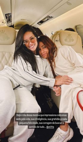 Juliette celebra aniversário de Anitta / Reprodução/Juliette/Instagram
