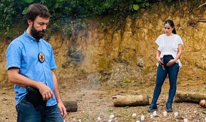 Kayky Brito surge caracterizado em seu primeiro papel após acidente