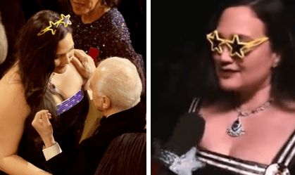 Oscar 2024: Lily Gladstone usou óculos dados por ex-namorado há 20 anos