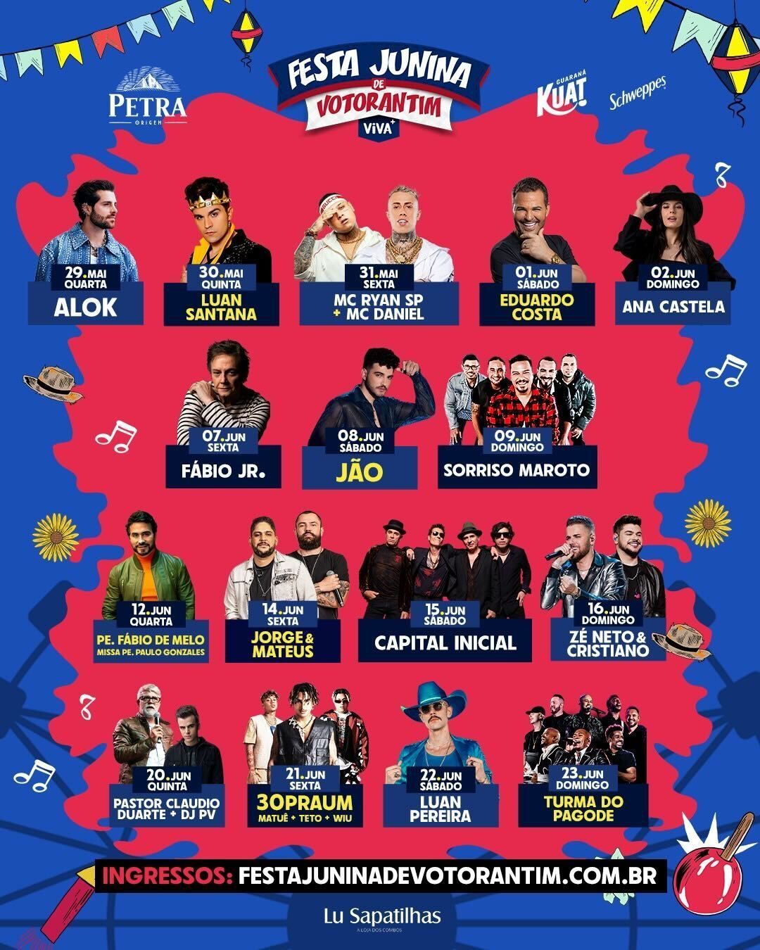 Evento conta com diversidade de gêneros musicais nas atrações/ Divulgação