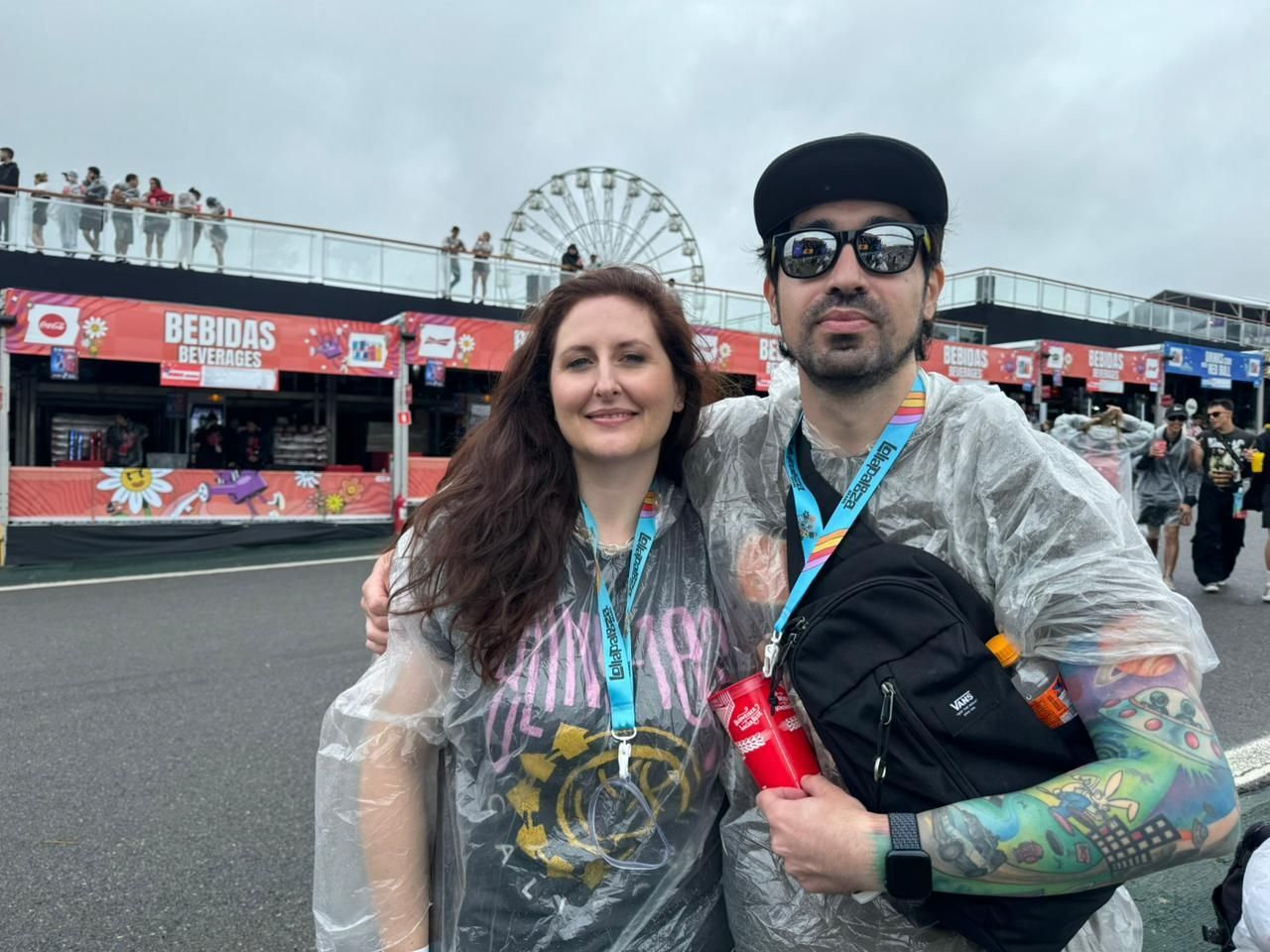 Ana Cristina e Daniel pediram reembolso após Blink-182 cancelar show em 2023 /Nicoly Bastos/CNN