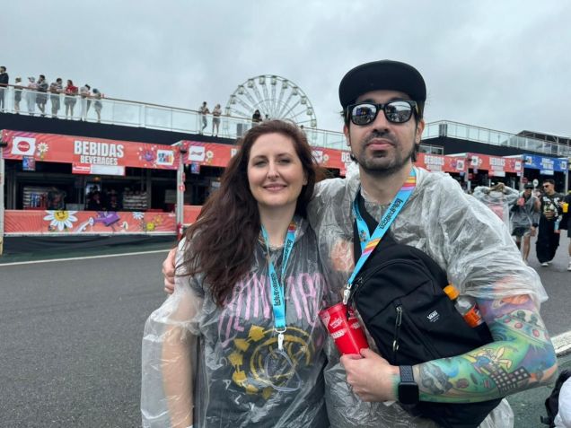 Ana Cristina e Daniel pediram reembolso após Blink-182 cancelar show em 2023 /Nicoly Bastos/CNN