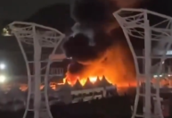 Incêndio atinge tenda do Lollapalooza às vésperas do primeiro dia de festival