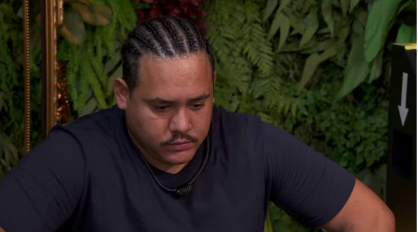 Lucas Henrique durante dinâmica "Perde e Ganha" / Reprodução/Globo