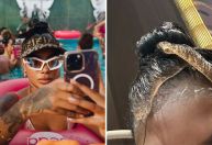 Ludmilla mostra estado de sua lace após pool party no Navio Numanice