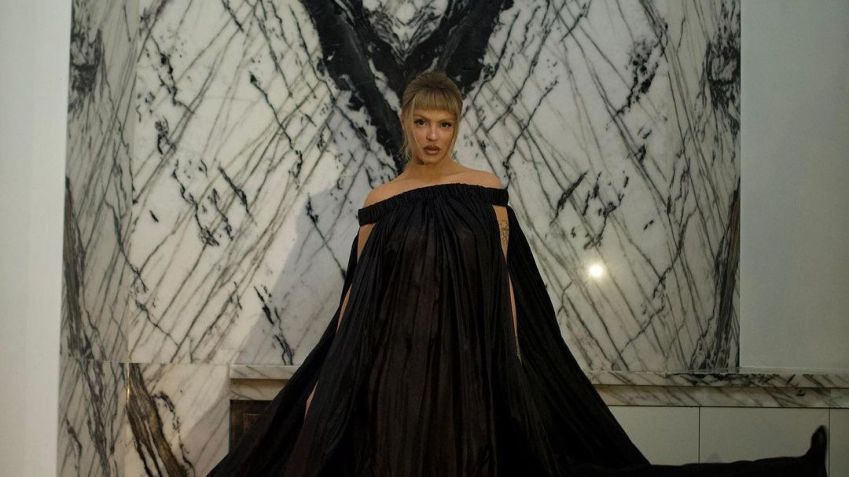 Luisa Sonza escolheu um look preto para o Billboard Women in Music Awards / Reprodução/Instagram