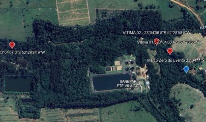 Corpo de quarta vítima atingida por cabeça d’água em cachoeira no Paraná é encontrado