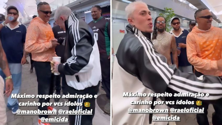 MC Daniel reverencia Mano Brown, Emicida e Rael no Lollapalooza / Reprodução/MC Daniel/Instagram