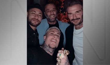 Em Miami, MC Daniel tieta Neymar e David Beckham