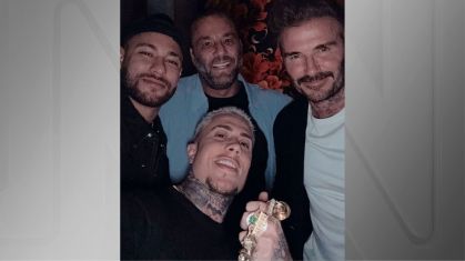 Em Miami, MC Daniel tieta Neymar e David Beckham