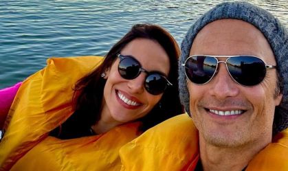 Rodrigo Santoro recebe declaração de aniversário de mulher: "Amor além de nós"
