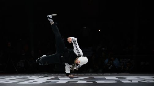 Menno van Gorp em competição em Amsterdã