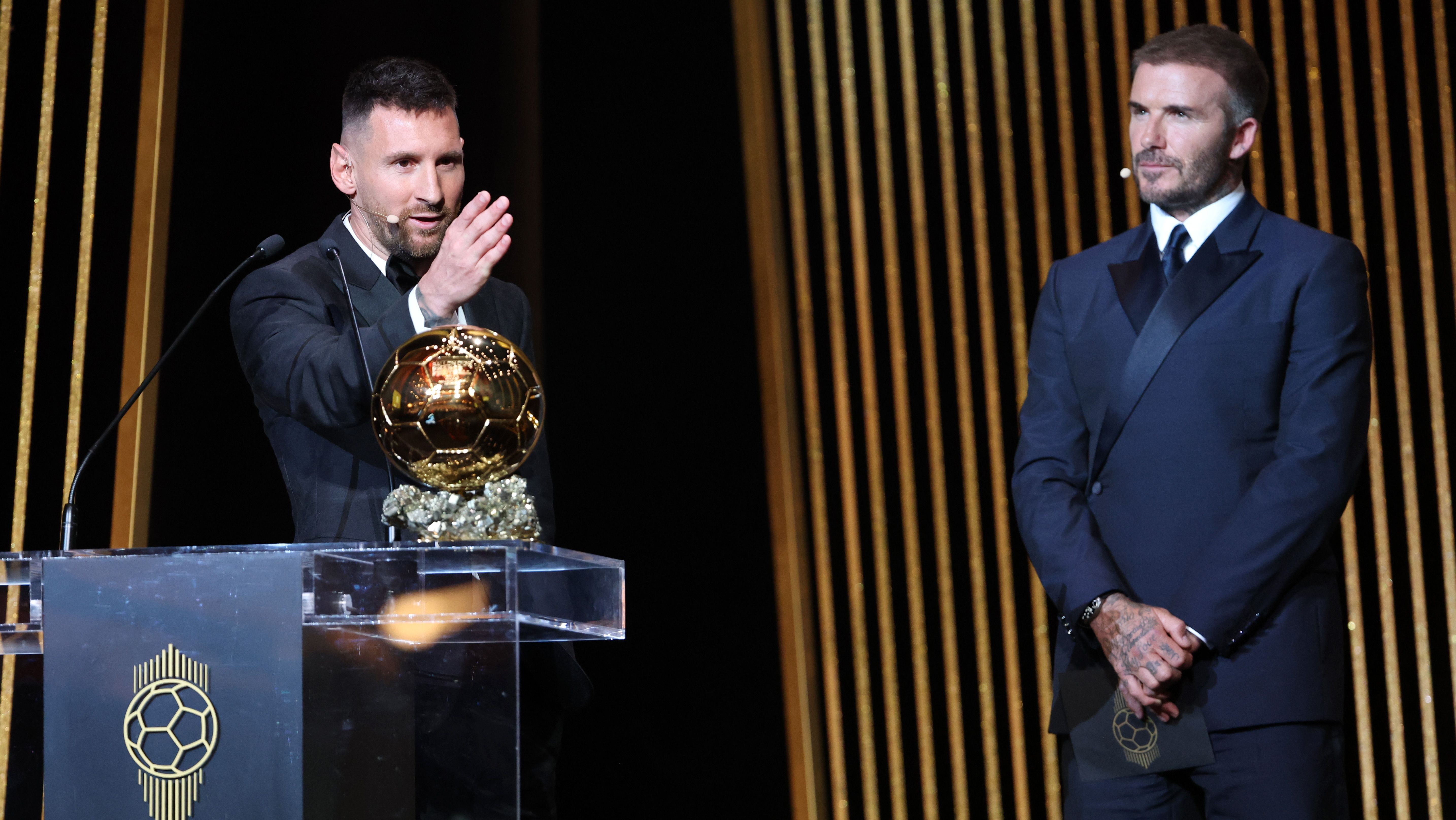 Lionel Messi e David Beckham