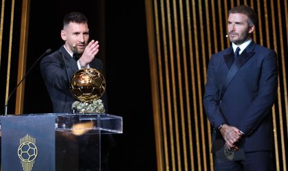 Lionel Messi e David Beckham