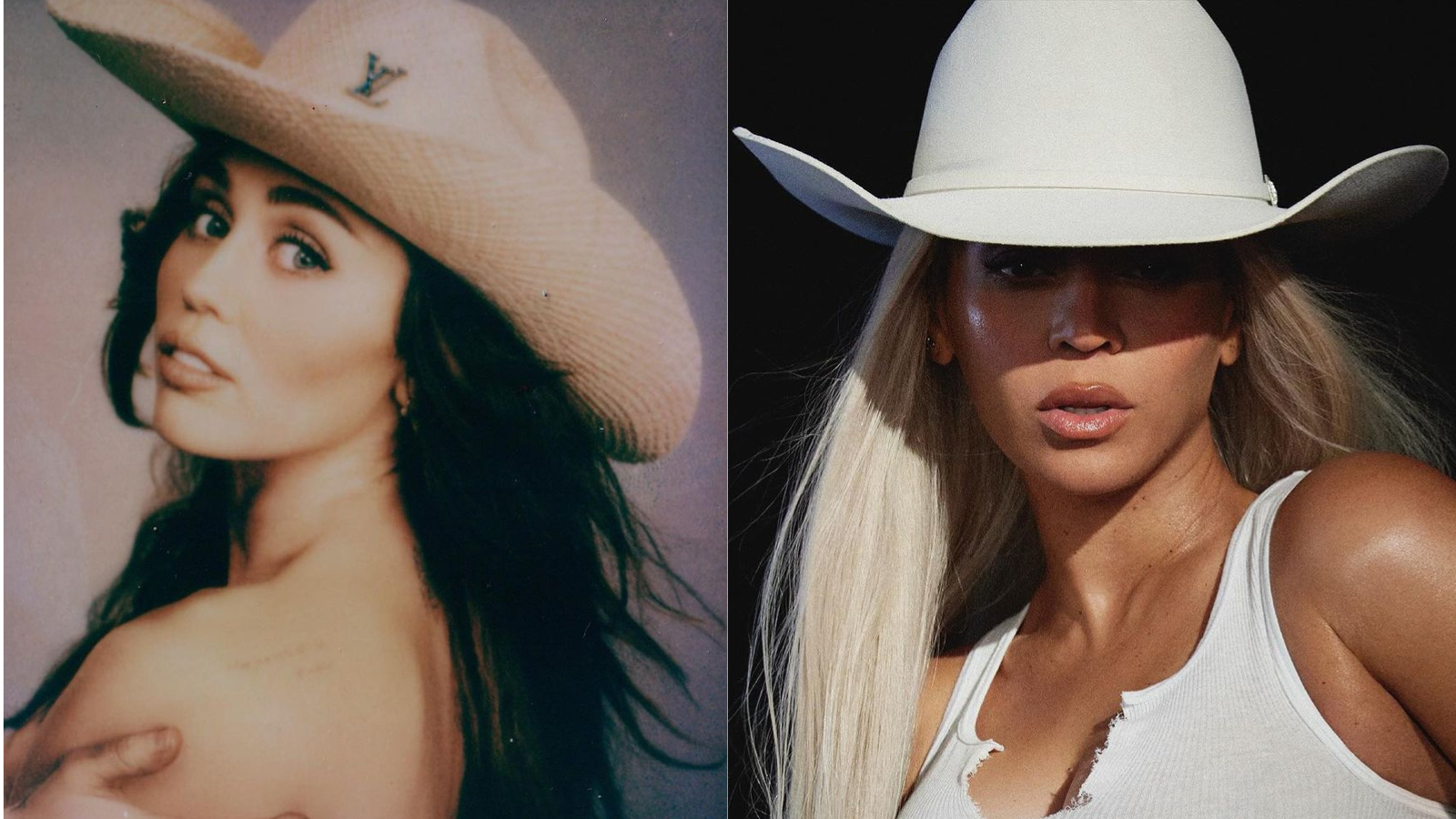Miley Cyrus e Beyoncé se juntaram na música "II Most Wanted"
