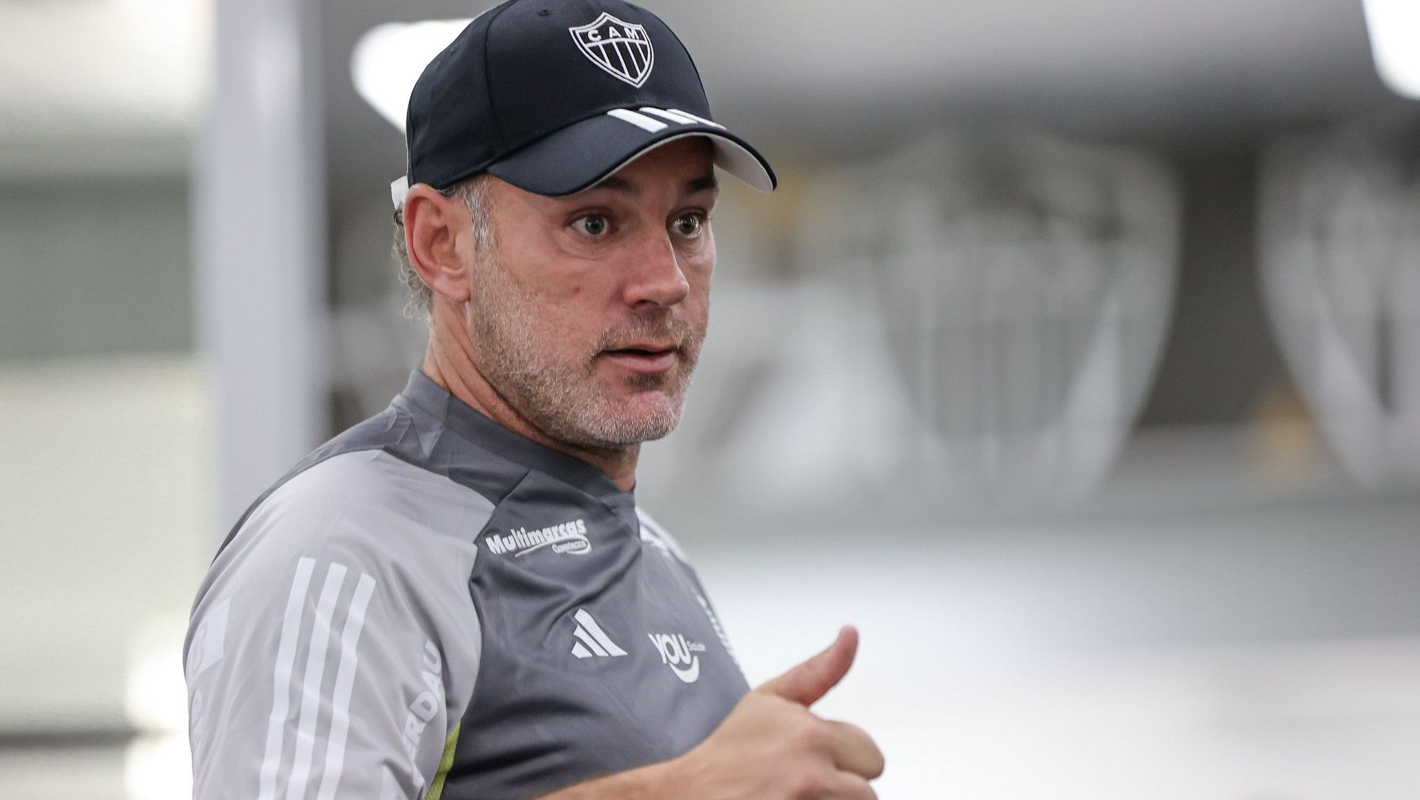 Gabriel Milito, técnico do Atlético