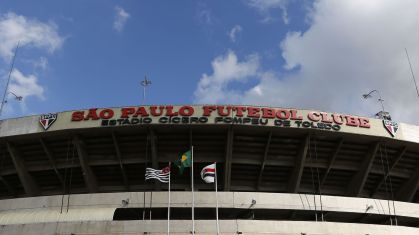 Fachada do Estádio do Morumbi, que será trocada
