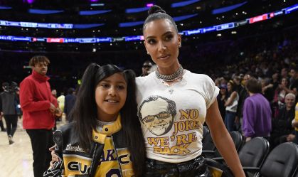 North West é filha de Kim Kardashian e Kanye West