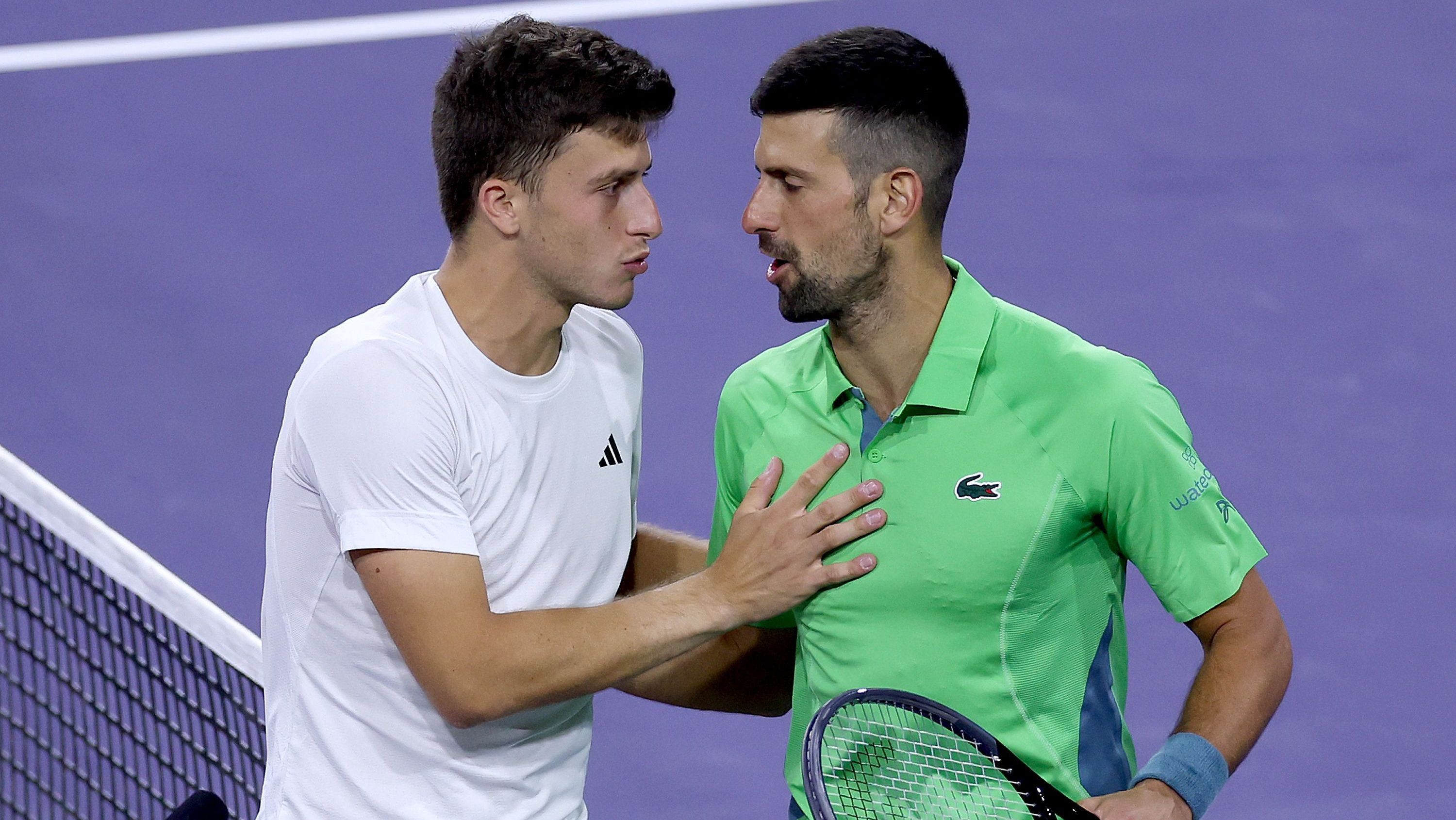 Novak Djokovic perdeu para o italiano Luca Nardi em Indian Wells