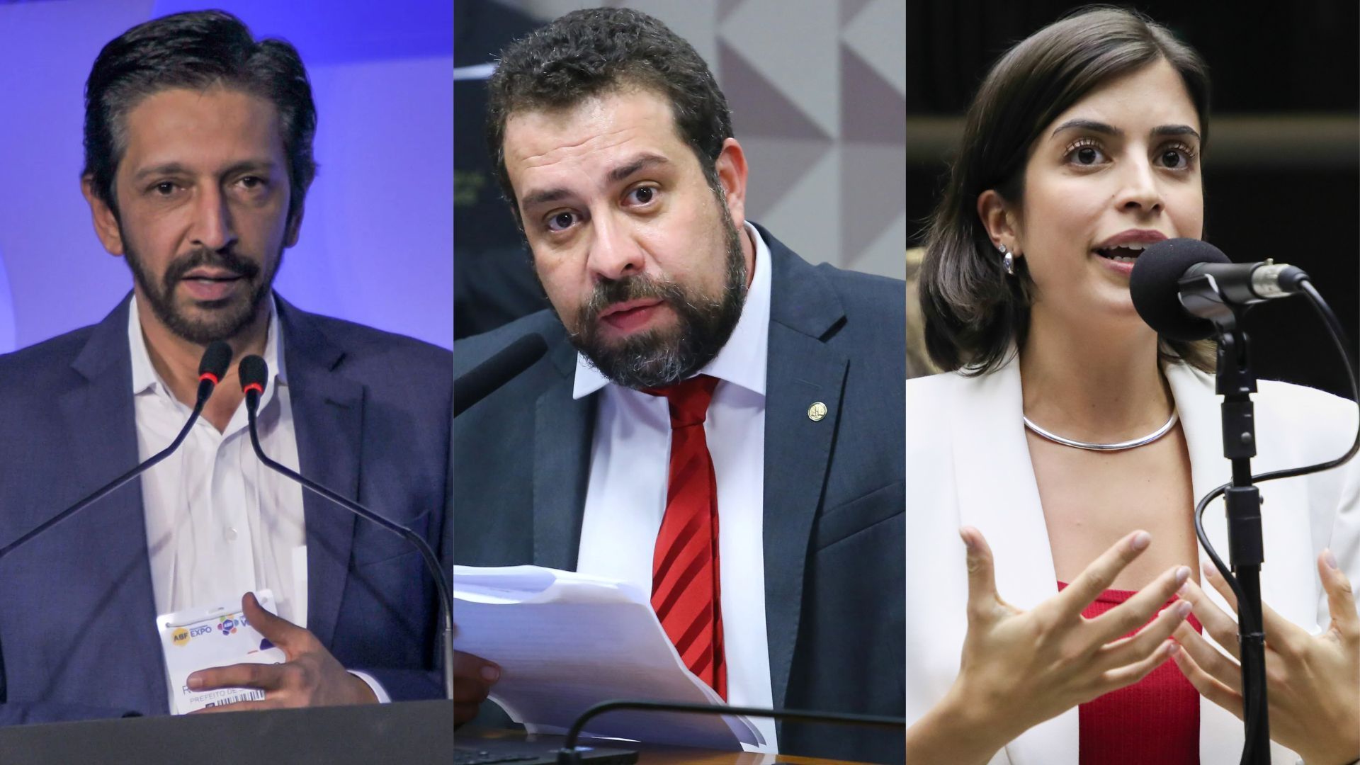 nunes, boulos e tabata