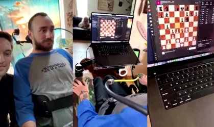 Paciente que recebeu chip cerebral da Neuralink joga xadrez com a força da mente