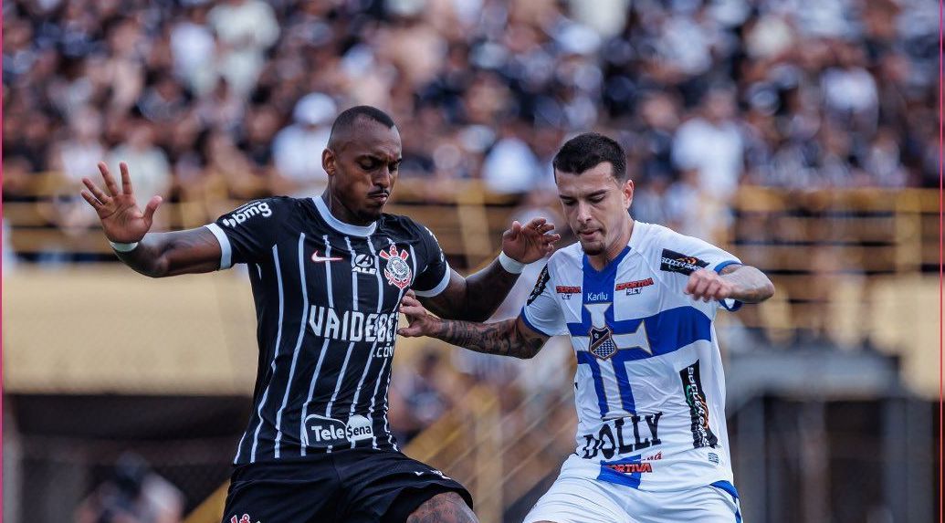 Imagem de destaque do post: Corinthians faz jogo morno com o Água Santa e se despede do Paulista com empate