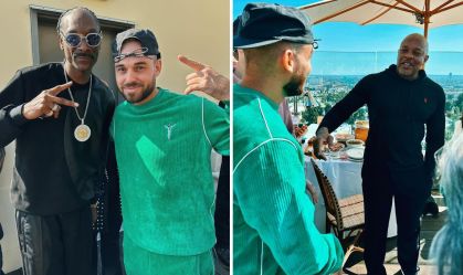 Papatinho comemora encontro com Dr. Dre, Snoop Dogg e Eminem