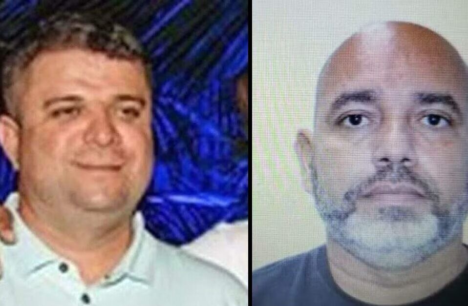 PM Leandro Machado da Silva e Eduardo Sobreira Moraes, apontados por participação na morte de um advogado no Rio / Divulgalçao
